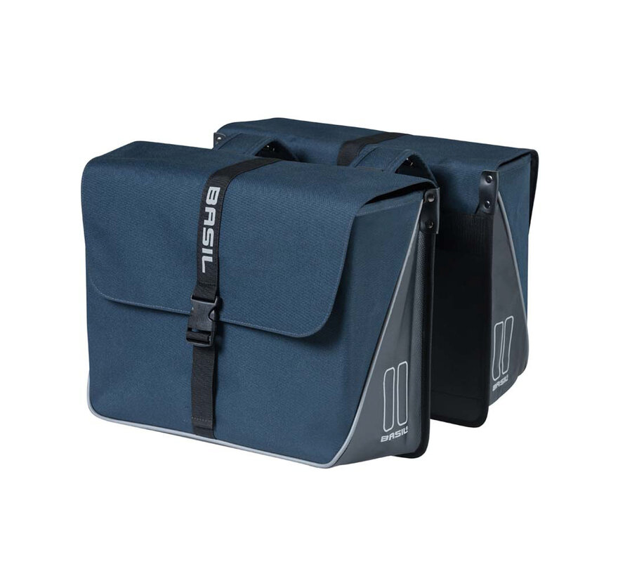 Tas Basil dubbel  forte 35l navy blauw