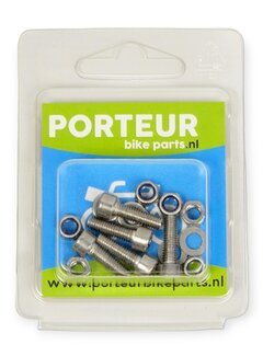 Porteur Bout en moer Porteur M5 inbus rvs