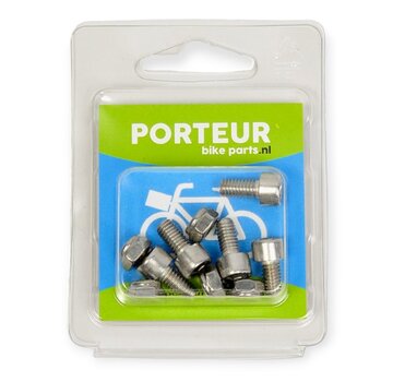 Porteur Bout en moer Porteur M6 inbus rvs