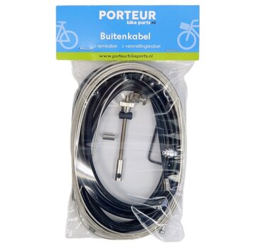 Porteur Buitenkabel Porteur rem zwart