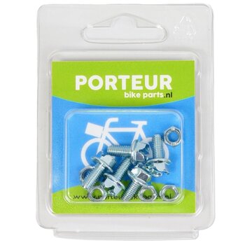 Porteur Spatbordbout+moer Porteur M5x12 (5)