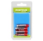 Batterij Porteur AAA alkaline per 4st