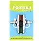 Remblokken Porteur v-brake 3-kleur