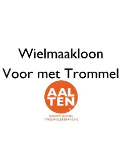 Wiel maken spaakloon voor met trommel