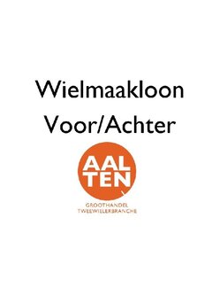 Wiel maken slooploon voor/achter