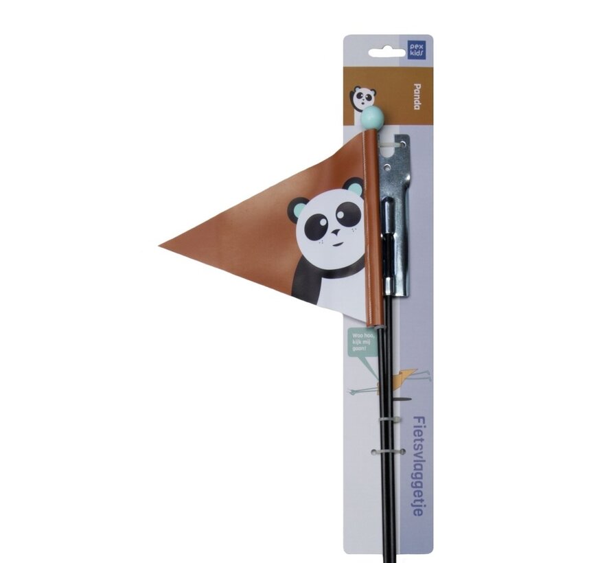 Vlag pexkids panda bruin