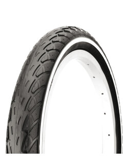 Deli Tire Btb Deli 20x1.75 47-406 zwart reflectie