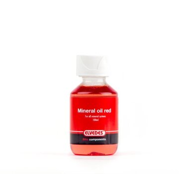 Elvedes Olie Elvedes rood mineraal vloeistof