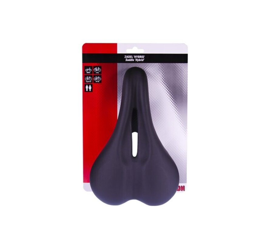 Zadel Simson hybrid zwart