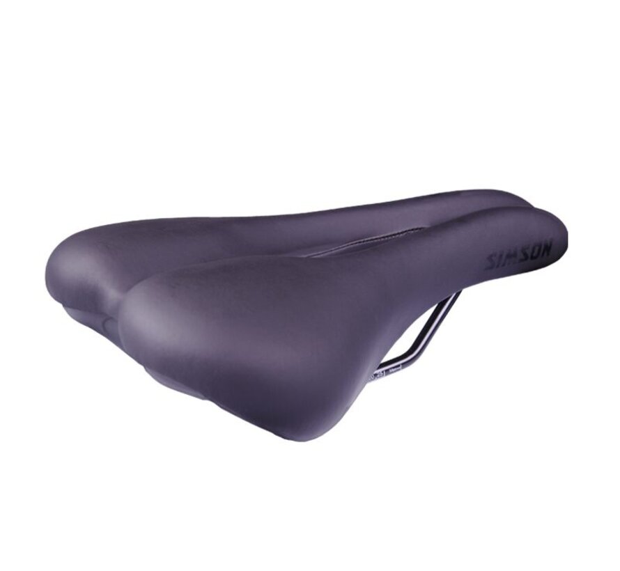 Zadel Simson hybrid zwart