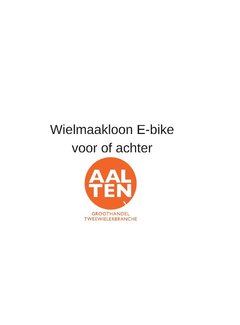 Wiel maken spaakloon e-bike voor