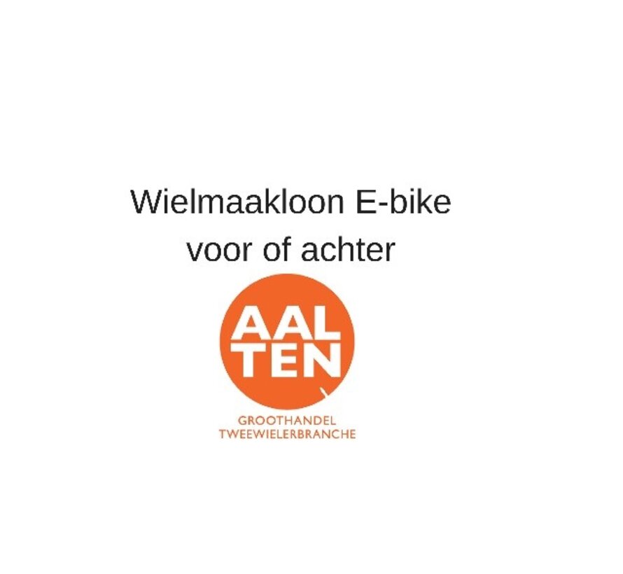 Wiel maken spaakloon e-bike voor