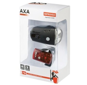 AXA Verlichtingset Axa greenline 15 usb