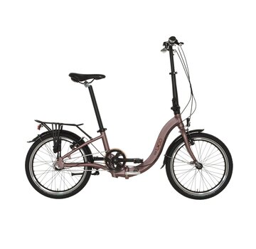 Ugo Vouwfiets U Go 20" Now I3 maroon brown