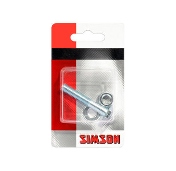 Simson Zadelpenklembout Simson m8x45mm