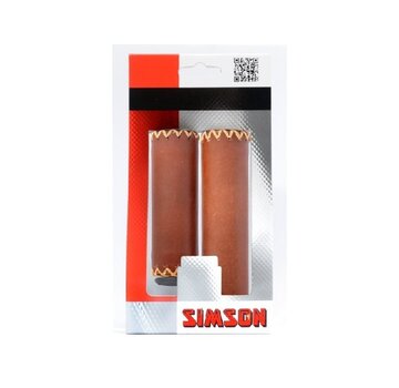 Simson Handvatten Simson echt leer bruin