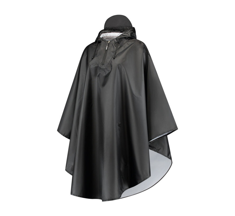 Regenponcho Mirage luxury zwart