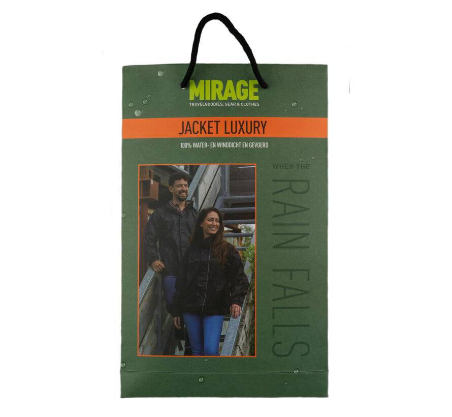 Regenjack Mirage XXL zwart