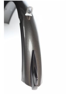 Spatbord voor 26/28sp grijs zilver