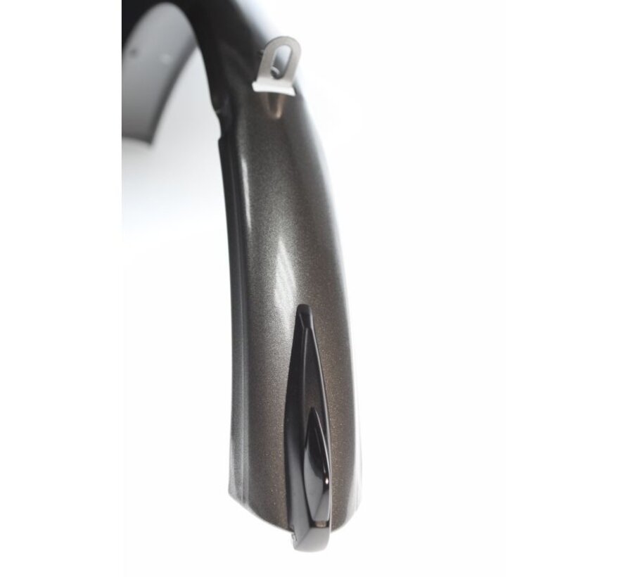 Spatbord voor 26/28sp grijs zilver