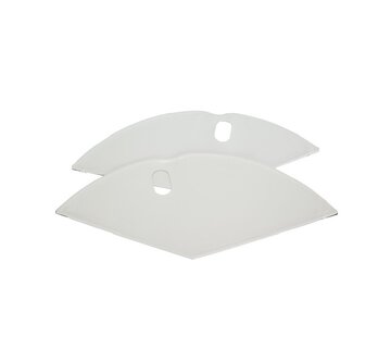 Jasbeschermer 24 wit lakdoek