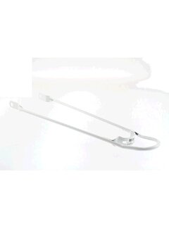 Spatbordstang bumper 28sp wit