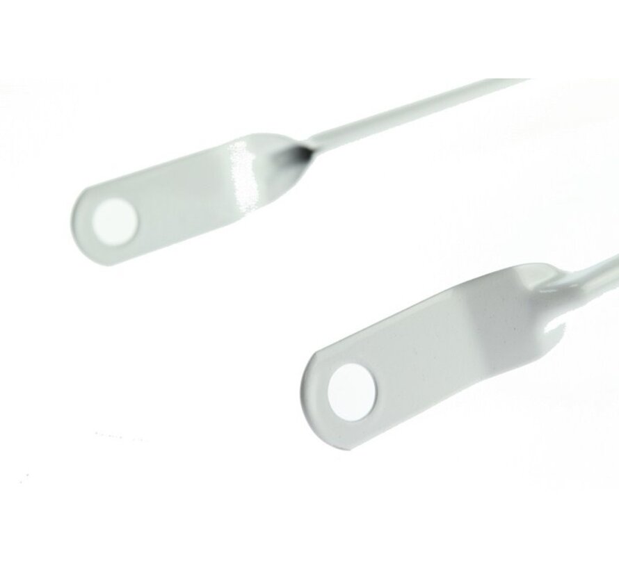 Spatbordstang bumper 28sp wit