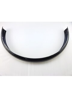 Spatbord achter 26 zwart met gouden bies