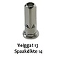 Spaakverloopnippel 14 velggat 13