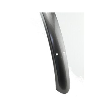 Hulzebos Spatbord achter 26/28sp grijs zilver