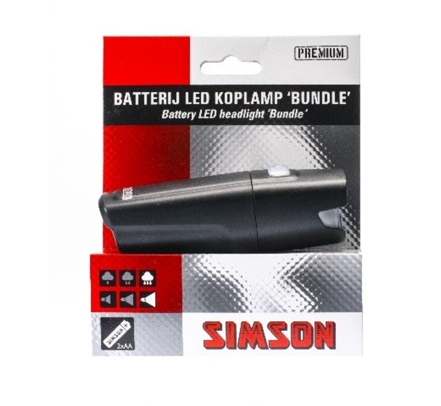 Koplamp Simson bundle led 25 lux