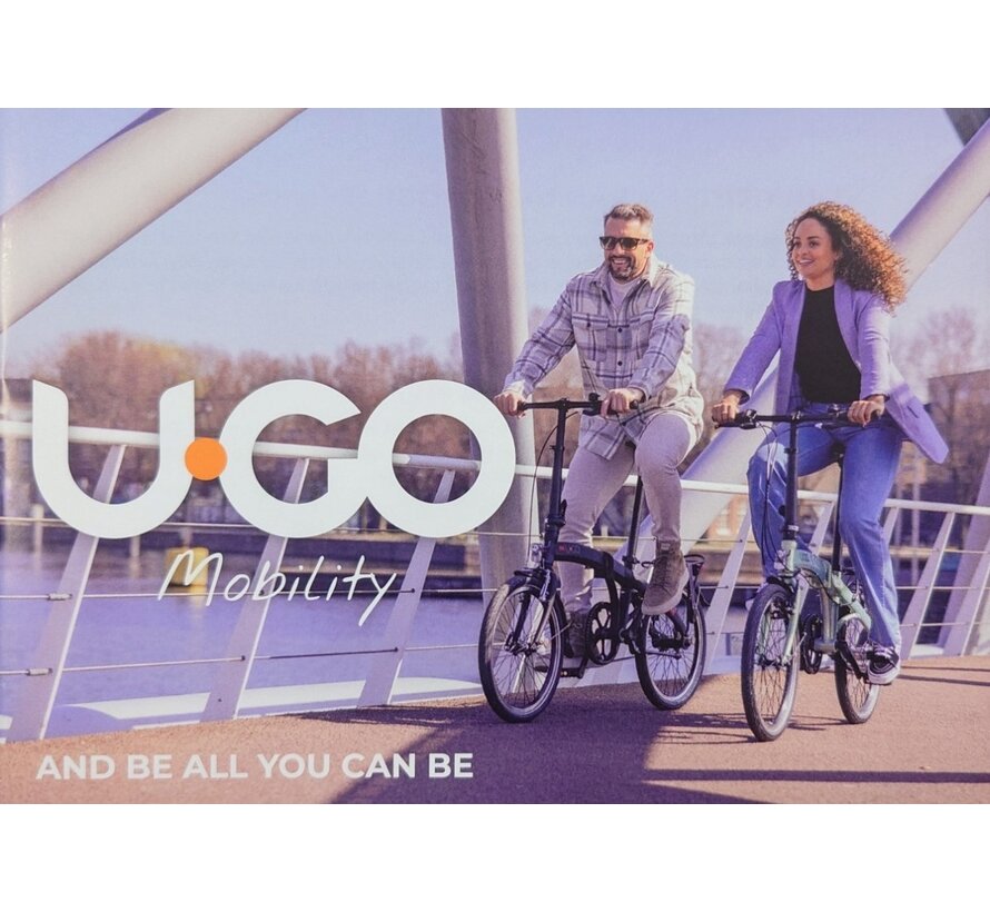 Folder UGO vouwfietsen 2024