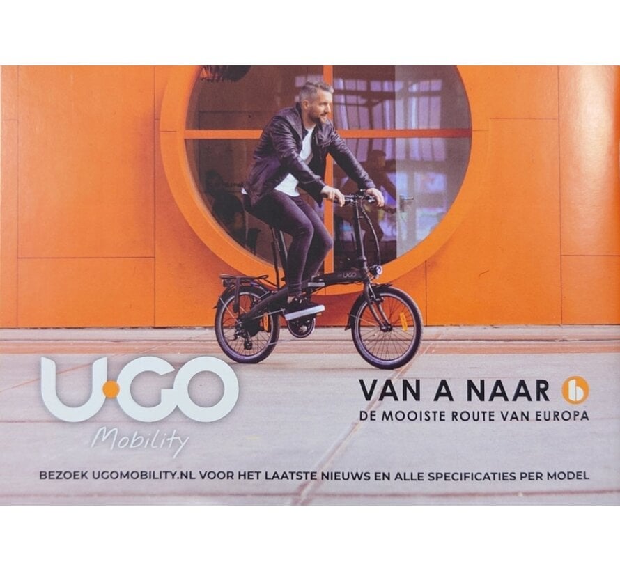 Folder UGO vouwfietsen 2024