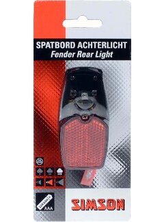 Simson Achterlicht Simson spatbord 1 led