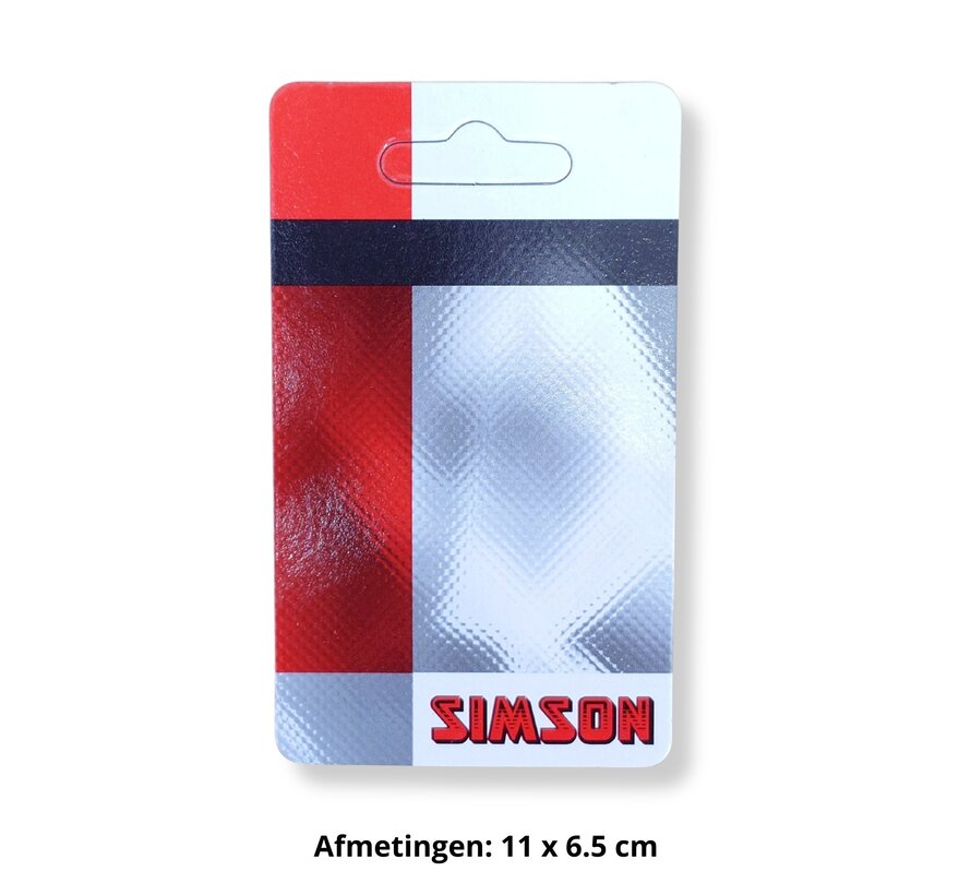 Simson prijsschildlabels blanco