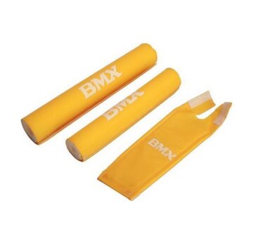 Pad set bmx geel beschermer