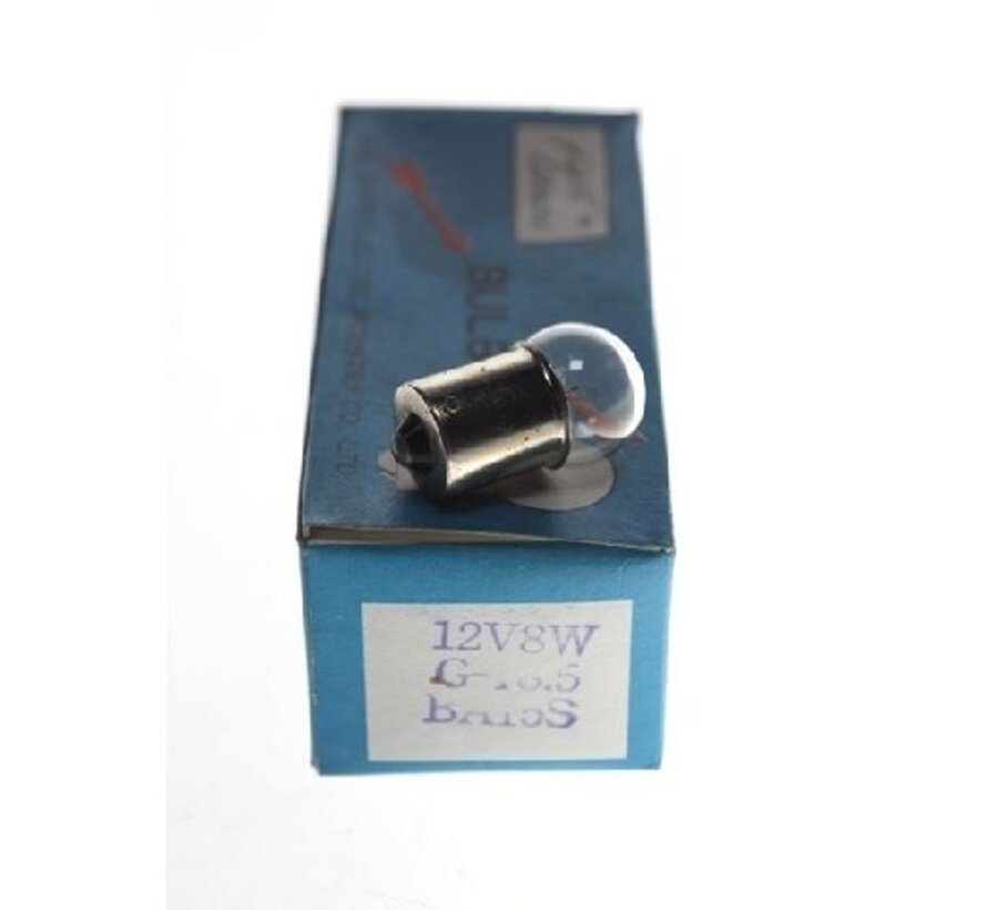 Lamp 12v 8w ba15s per 10 stuks