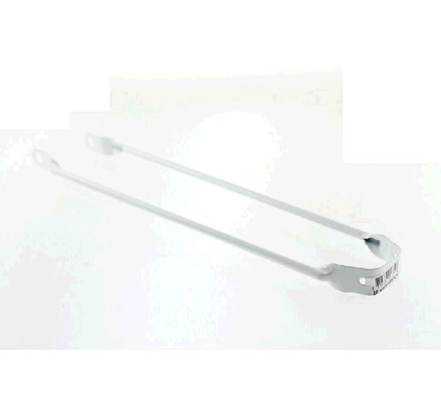 Spatbordstang 28sp wit