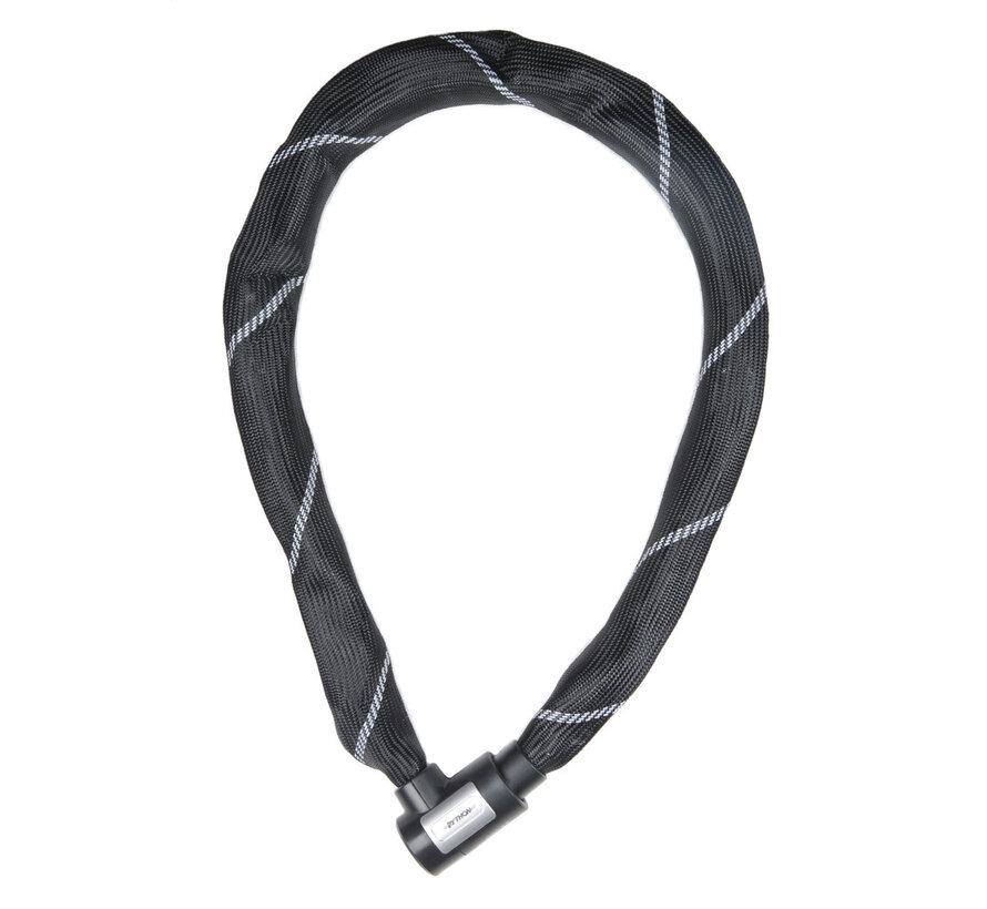 Slot Python kettingslot zwart nylon hoes