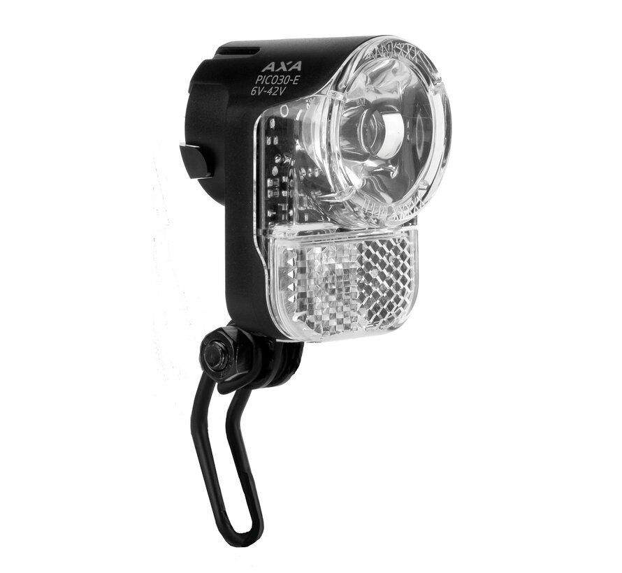 Koplamp Axa pico 30-e lux switch 6-42v