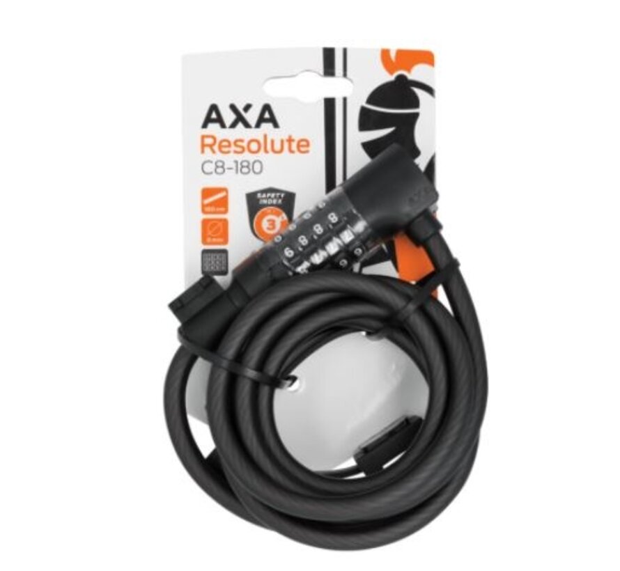 Slot Axa kabelslot resolute 180/8 code