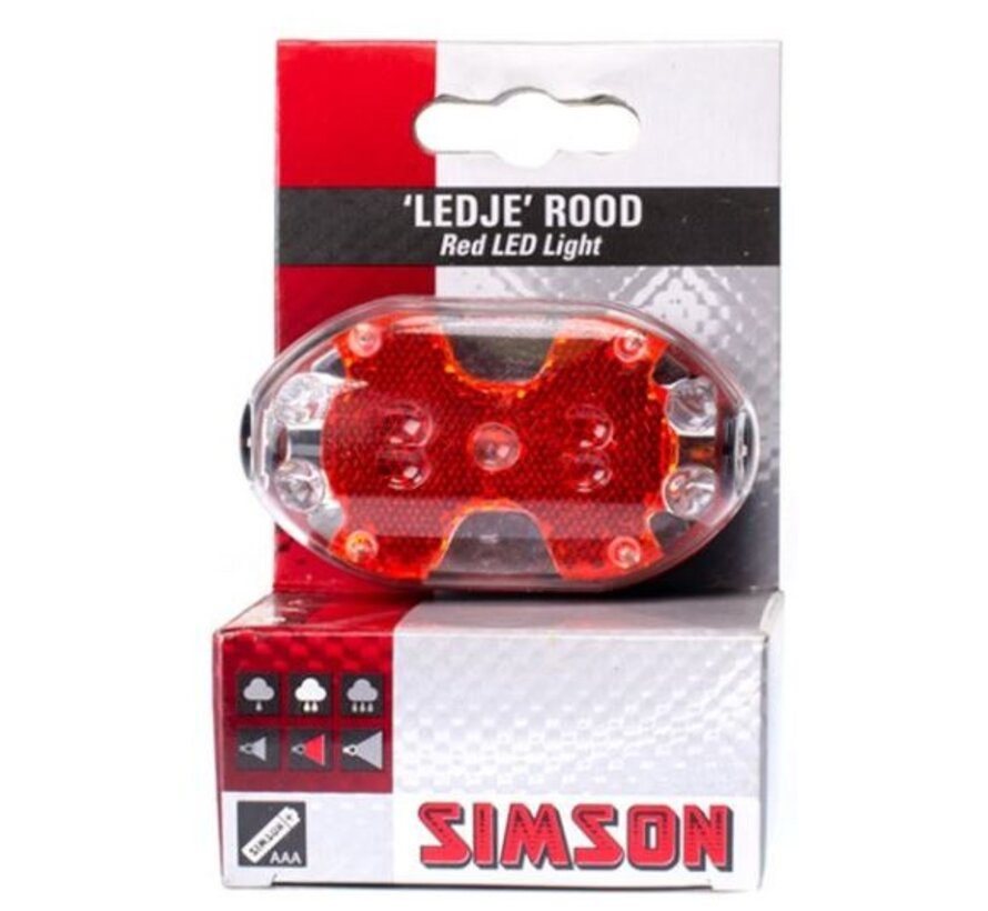 Achterlicht Simson 5 led