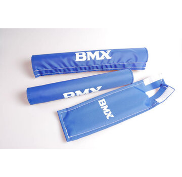 Pad set bmx blauw beschermer