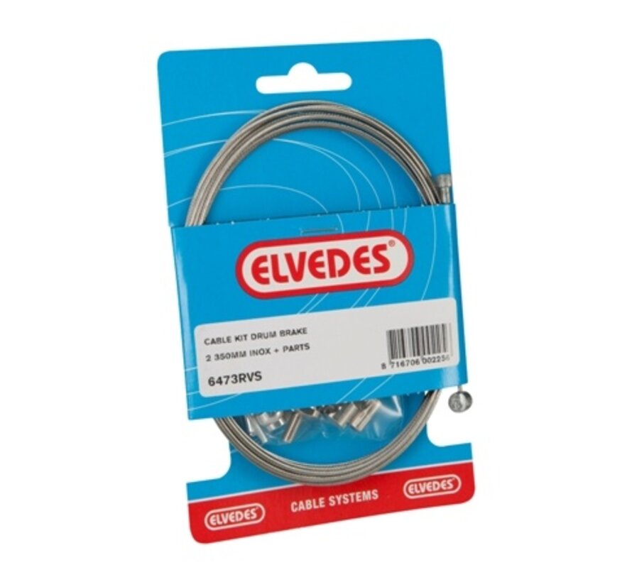 Binnenkabel Elvedes trommelrem rvs