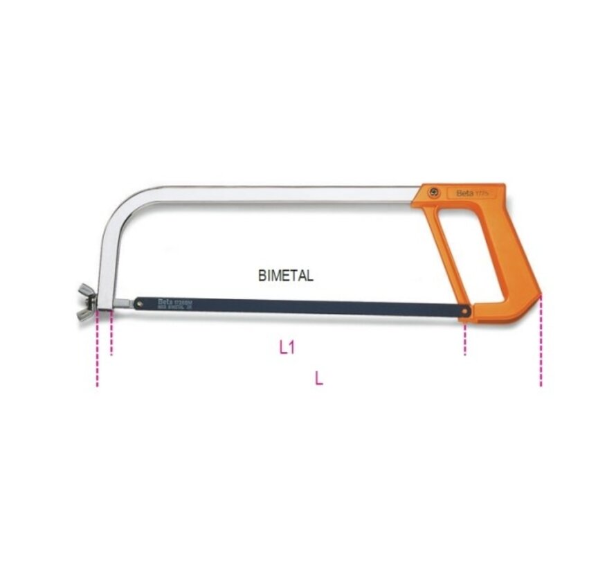 Zaagbeugel Beta ijzerzaag groot