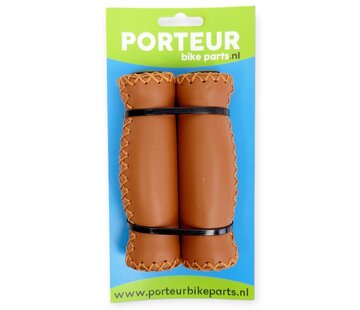 Porteur Handvatten Porteur leer bruin