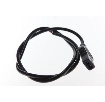 Stekker+kabel naafdynamo geisoleerd