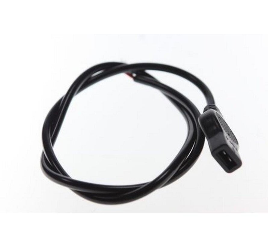 Stekker+kabel naafdynamo geisoleerd