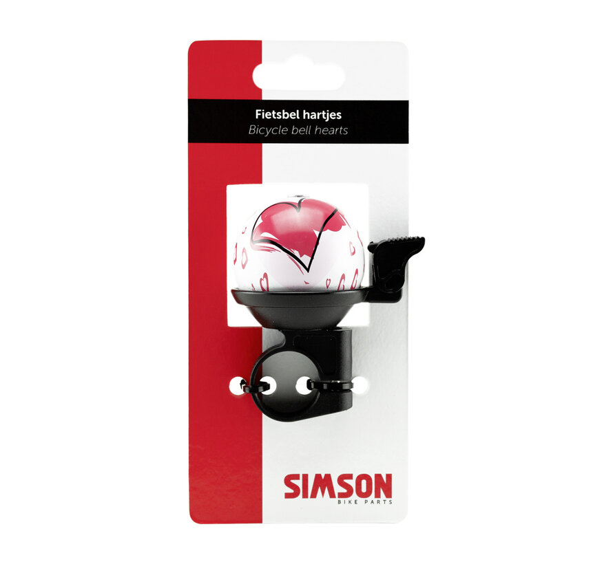 Bel Simson kinderbel hartjes