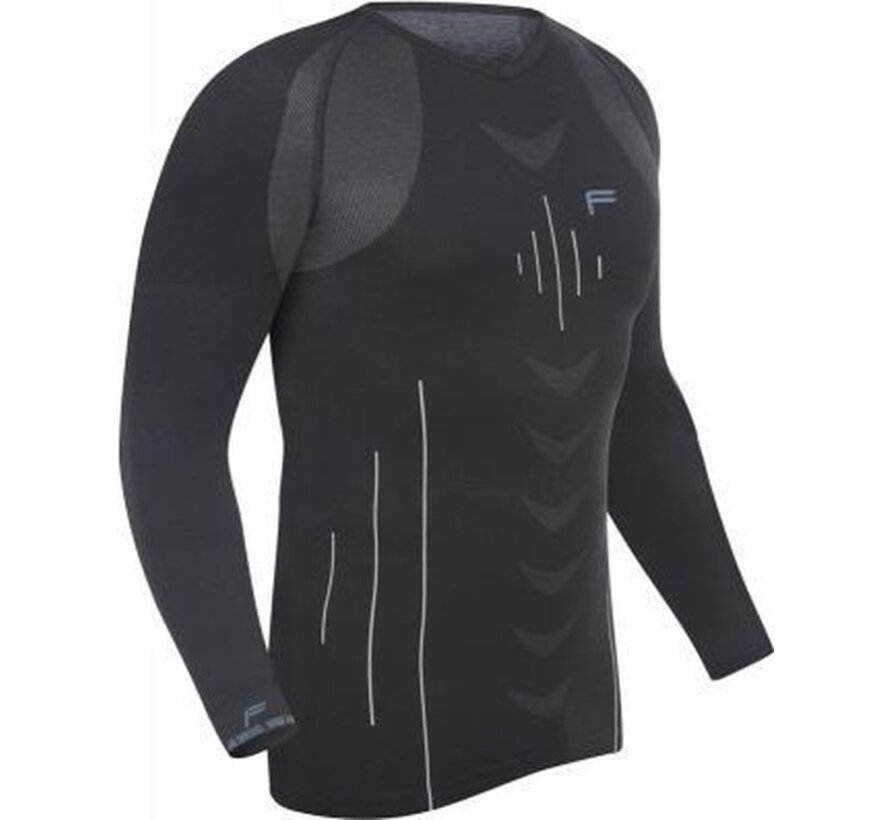 Shirt lange mouw fuse zwart m 46-48